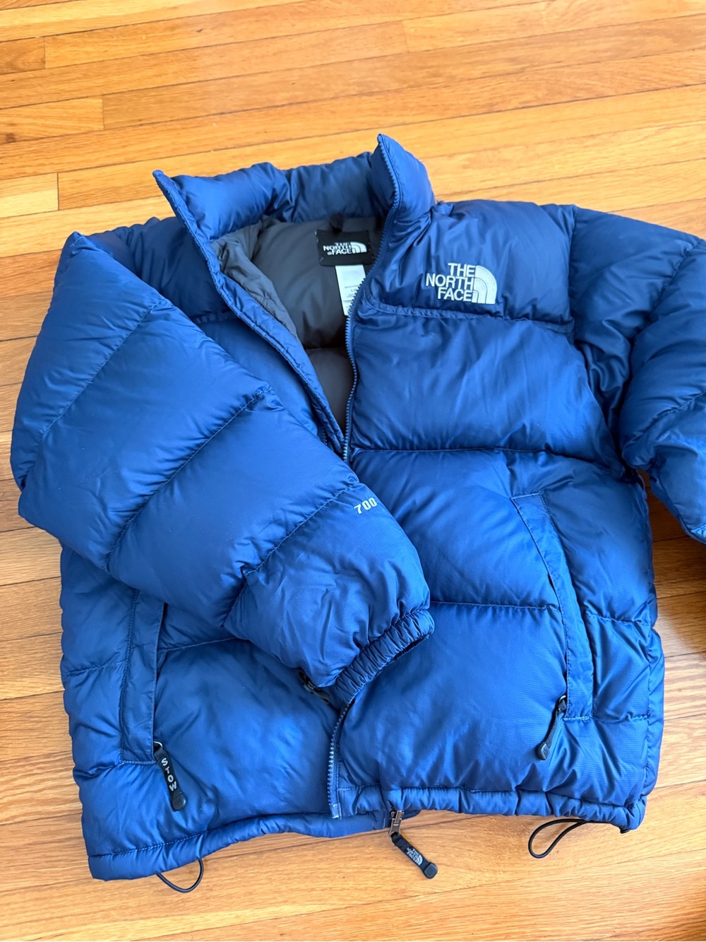 The North Face Blue 700 Down Puffer Jacket L